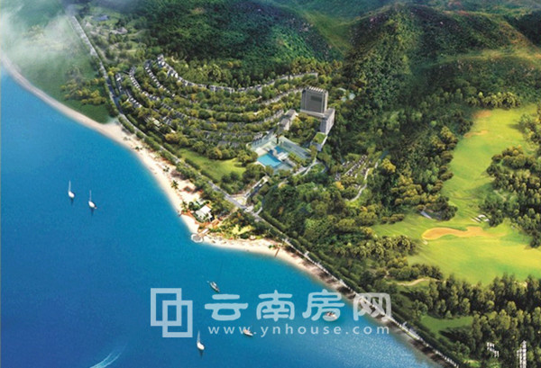 撫仙湖畔櫻花谷項目鳥瞰圖 撫仙湖畔櫻花谷項目鳥瞰圖