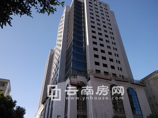 大廈外墻施工基本完成 大廈外墻施工基本完成