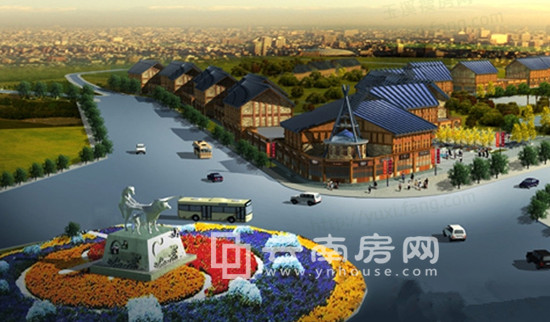 古滇國城項目效果圖 古滇國城項目效果圖