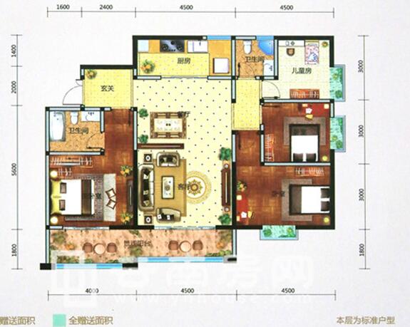 愿景城市廣場(chǎng)6-5戶型圖 愿景城市廣場(chǎng)6-5戶型圖