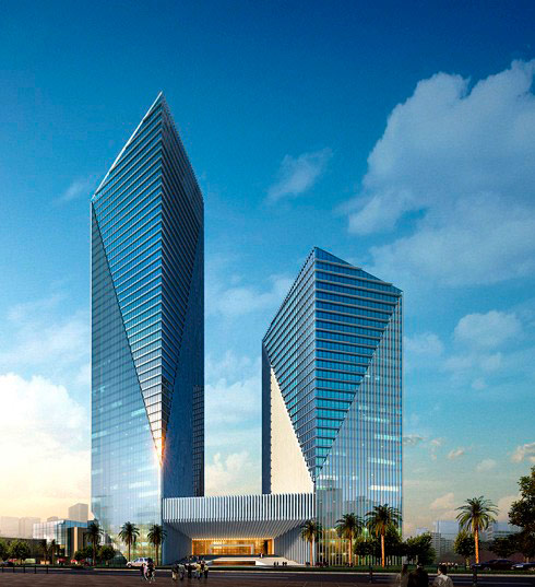 “三峽卓 越中心”效果圖 “三峽卓 越中心”效果圖