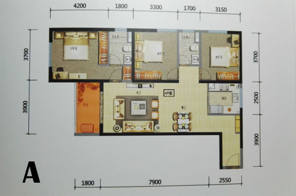 金 盞 苑A戶型 金 盞 苑A戶型