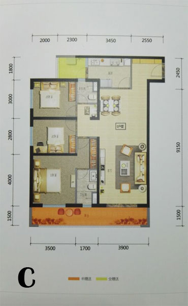 金 盞 苑C戶型 金 盞 苑C戶型