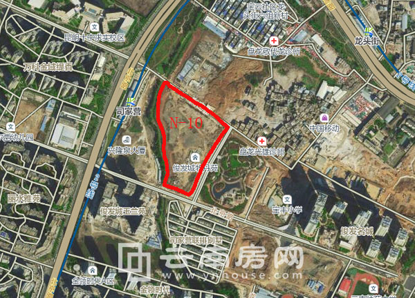 俊發 城N-10地塊位置信息 俊發 城N-10地塊位置信息
