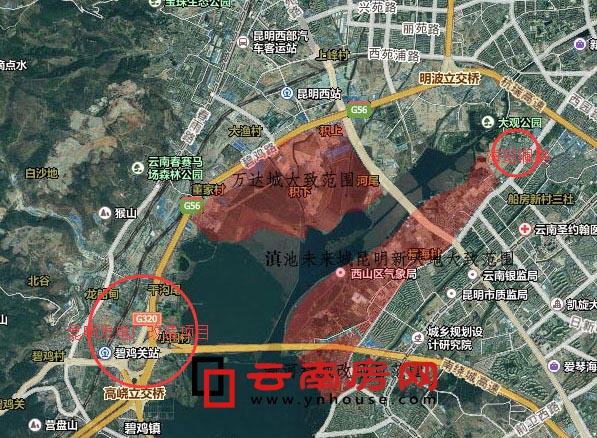 草海萬(wàn)達(dá)城大致位置 草海萬(wàn)達(dá)城大致位置