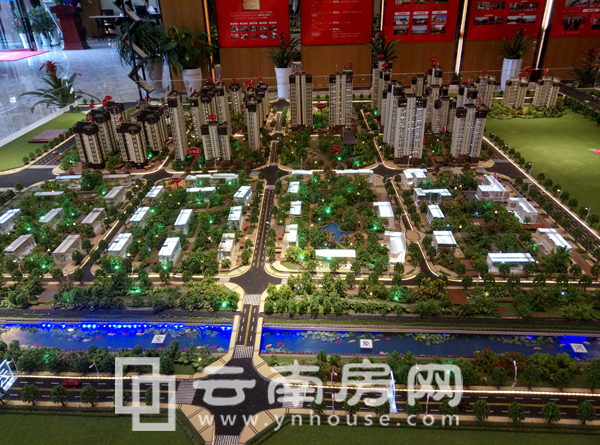 河畔俊園沙盤實景 河畔俊園沙盤實景