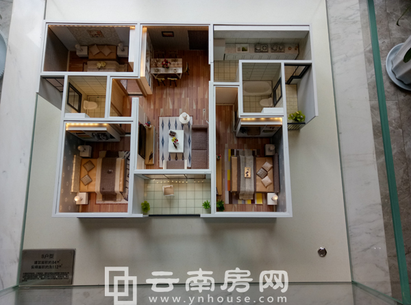 河畔俊園84㎡戶型模型 河畔俊園84㎡戶型模型