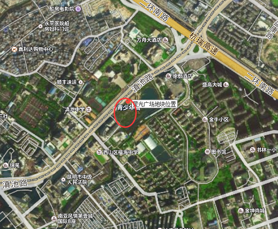 星光廣場(chǎng)地塊位置 星光廣場(chǎng)地塊位置