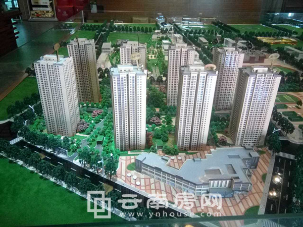 滇池名門一期壹號院沙盤圖 滇池名門一期壹號院沙盤圖