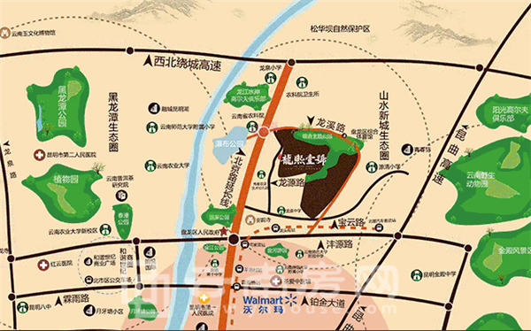 中建龍熙壹號交通圖 中建龍熙壹號交通圖