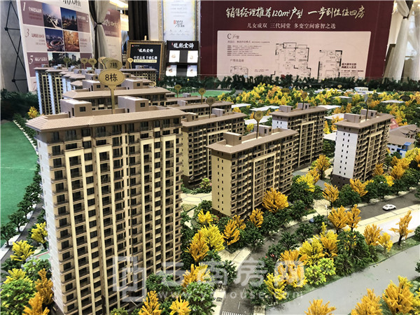 中建龍熙壹號8棟、9棟住宅沙盤 中建龍熙壹號8棟、9棟住宅沙盤