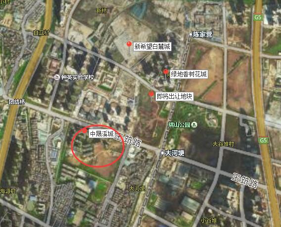 中晟溪城地塊位置 中晟溪城地塊位置