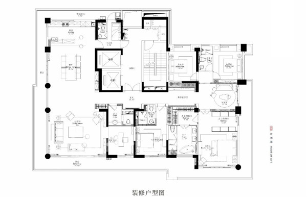 金科江湖海觀海大平層戶型圖 金科江湖海觀海大平層戶型圖