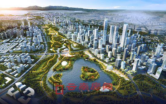 萬科翡翠緊鄰的中央公園效果圖 萬科翡翠緊鄰的中央公園效果圖