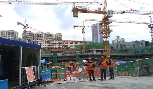 東原璞閱的工地實景 東原璞閱的工地實景