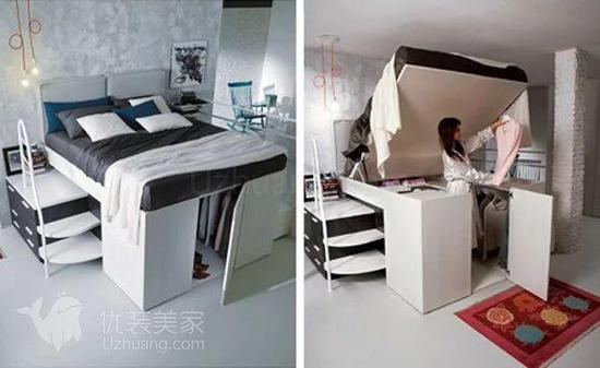 收納衣柜床 收納衣柜床