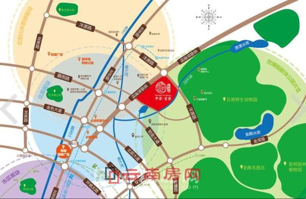 中梁首府項目區位圖 中梁首府項目區位圖