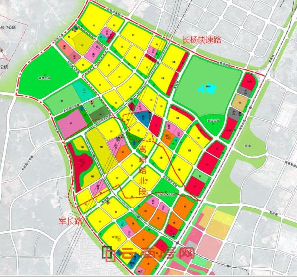 嵩哨路北段位于軍長片區核心區 嵩哨路北段位于軍長片區核心區