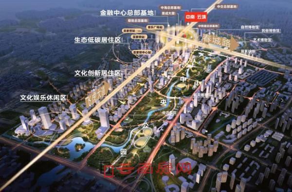 中南云境項目占據(jù)巫家壩十字中軸核心區(qū)位 中南云境項目占據(jù)巫家壩十字中軸核心區(qū)位