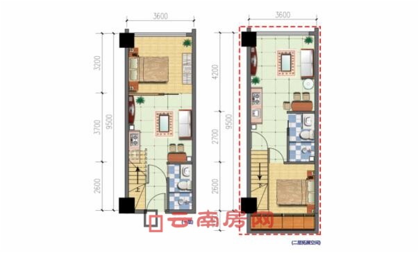 涌鑫哈佛中心25棟LOFT公寓雙鑰匙設計改造圖 涌鑫哈佛中心25棟LOFT公寓雙鑰匙設計改造圖