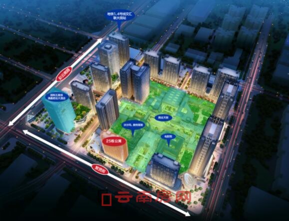 25棟公寓坐享6號地塊繁華景觀 25棟公寓坐享6號地塊繁華景觀