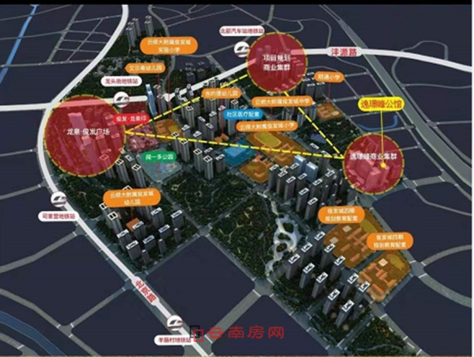 俊發城逸璟峰規劃圖 俊發城逸璟峰規劃圖