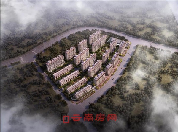 陽光城文瀾公館項目鳥瞰圖 陽光城文瀾公館項目鳥瞰圖