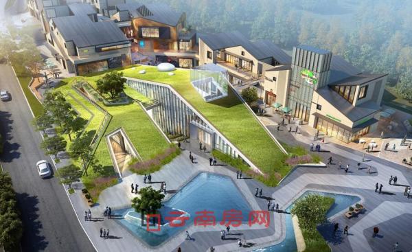 保利春湖商業入口效果圖設計新穎 保利春湖商業入口效果圖設計新穎