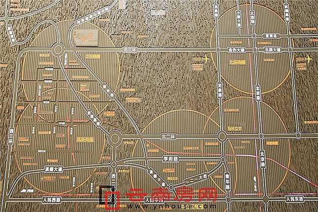 實地昆明花鶴翎區位圖 實地昆明花鶴翎區位圖