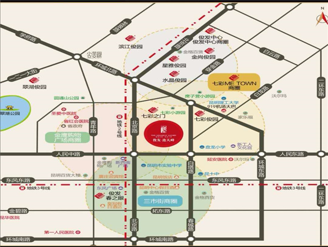 俊發(fā)逸天峰區(qū)位圖 俊發(fā)逸天峰區(qū)位圖