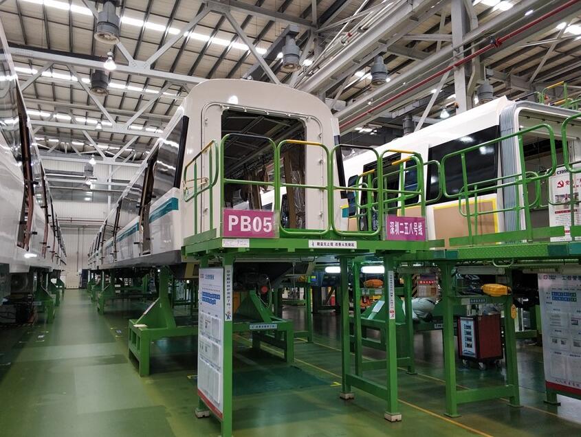 6號線二期車輛生產正在推進中(源于軌道交通公司) 6號線二期車輛生產正在推進中(源于軌道交通公司)