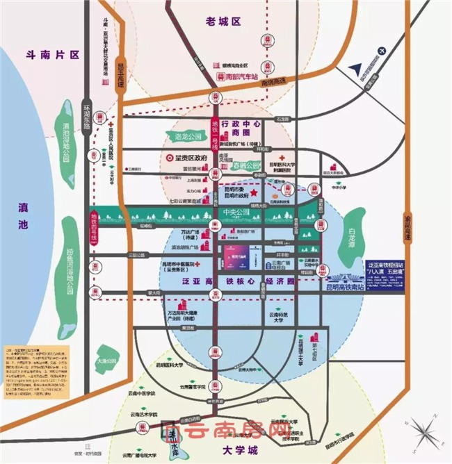 融創(chuàng)孔雀鎮(zhèn)項(xiàng)目區(qū)位圖 融創(chuàng)孔雀鎮(zhèn)項(xiàng)目區(qū)位圖