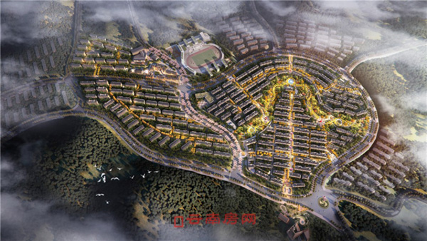 陽光城滇池半山項目鳥瞰圖 陽光城滇池半山項目鳥瞰圖