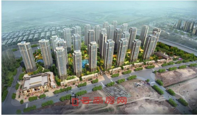 恒大玖瓏灣過規A1地塊實景鳥瞰圖 恒大玖瓏灣過規A1地塊實景鳥瞰圖