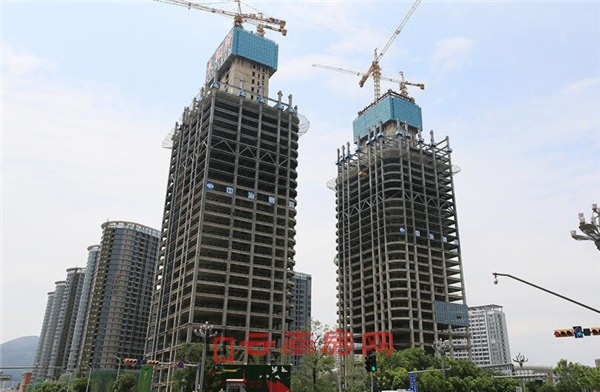 建設中的江東永和府 建設中的江東永和府