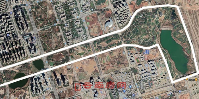 呈貢中央公園東段已基本建成(衛星圖) 呈貢中央公園東段已基本建成(衛星圖)