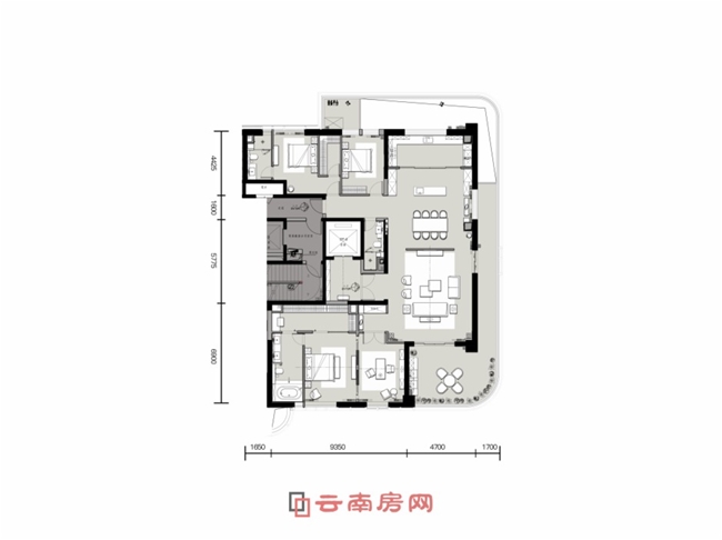 山海灣8號項目C4戶型圖 山海灣8號項目C4戶型圖