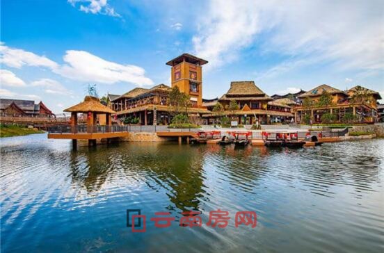 滇池后海濱河商街實景 滇池后海濱河商街實景