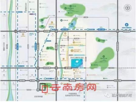 藍光德商天域項目區位 藍光德商天域項目區位