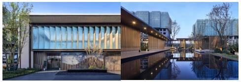 (東原啟城A1實景體驗區社區大門、園林實拍圖) (東原啟城A1實景體驗區社區大門、園林實拍圖)