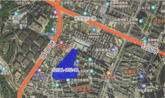 年初成交地塊位置示意 年初成交地塊位置示意