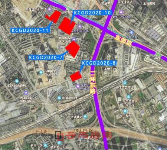 官渡區華潤中心后續84畝建設用地大概位置 官渡區華潤中心后續84畝建設用地大概位置