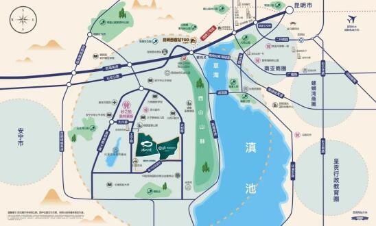 金地錦康湖山大境區位 金地錦康湖山大境區位