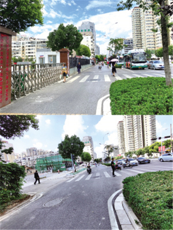 圍擋拆除前后對比 圍擋拆除前后對比