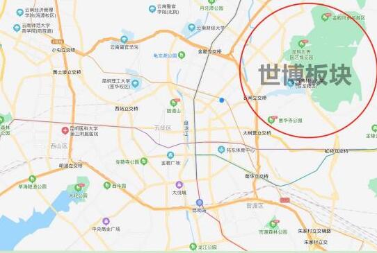 世博板塊——昆明主城區唯一的大片綠色區域 世博板塊——昆明主城區唯一的大片綠色區域