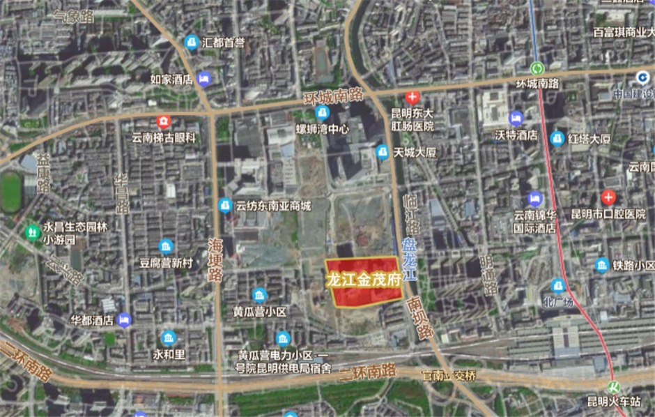 龍江金茂地處昆明一環邊,周邊配套也很不錯 龍江金茂地處昆明一環邊,周邊配套也很不錯