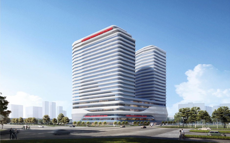 云南省癌癥中心雙子超高層效果圖 云南省癌癥中心雙子超高層效果圖