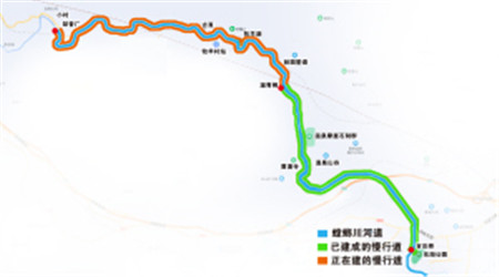 安寧螳螂川慢行道向牧羊湖方向延長 安寧螳螂川慢行道向牧羊湖方向延長