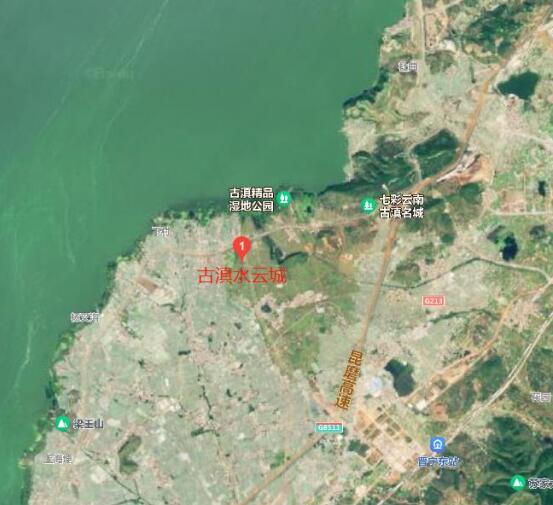 藍光新城碧桂園·古滇水云城區位圖 藍光新城碧桂園·古滇水云城區位圖