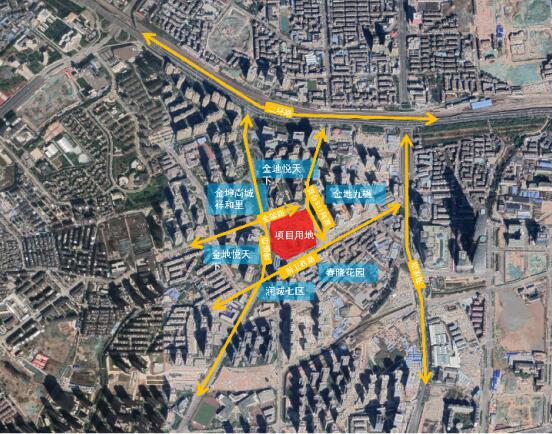 金地悅天下續作區位圖 金地悅天下續作區位圖